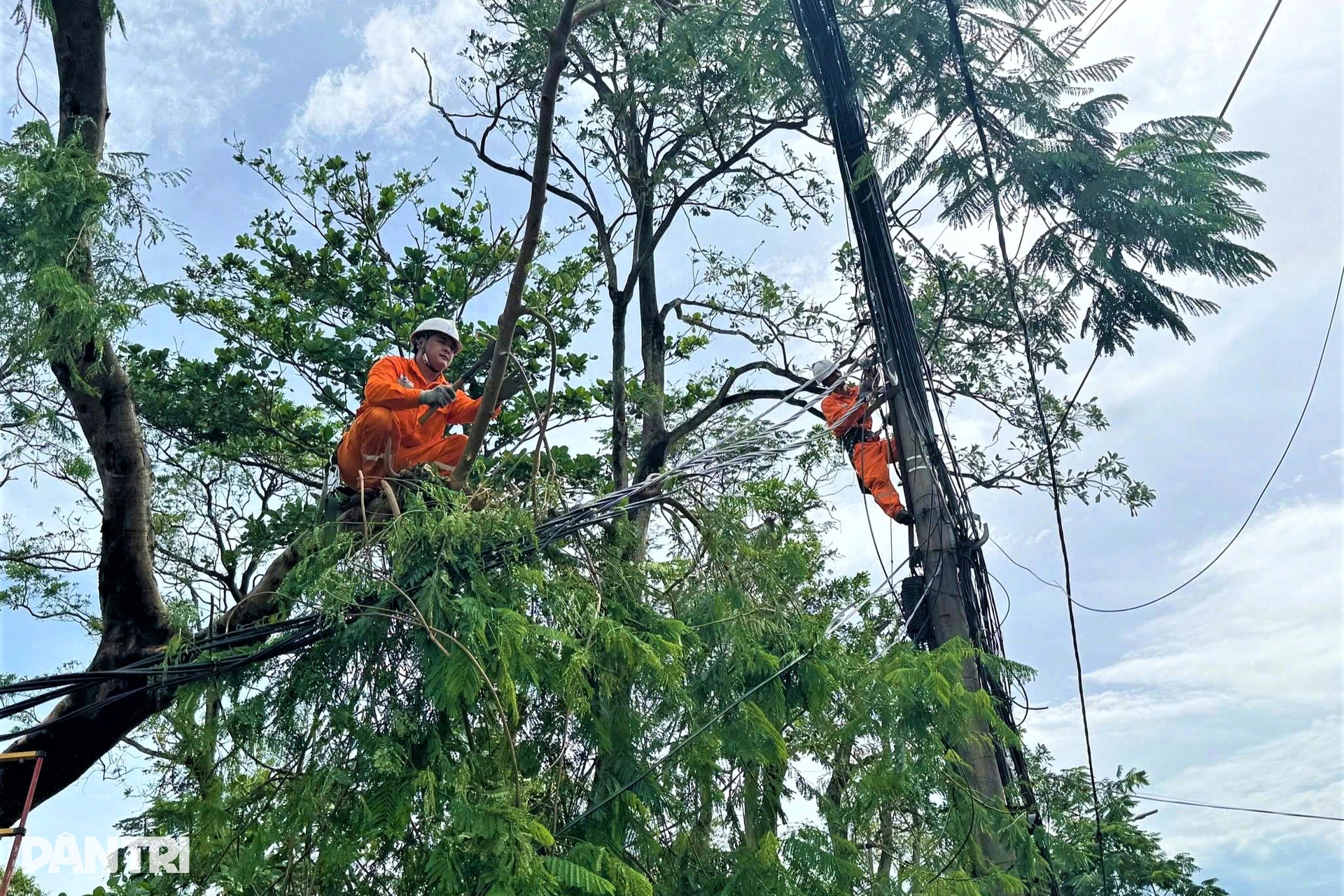 Những người nhện áo cam làm việc ngày đêm dọc miền Trung mùa mưa bão - 9