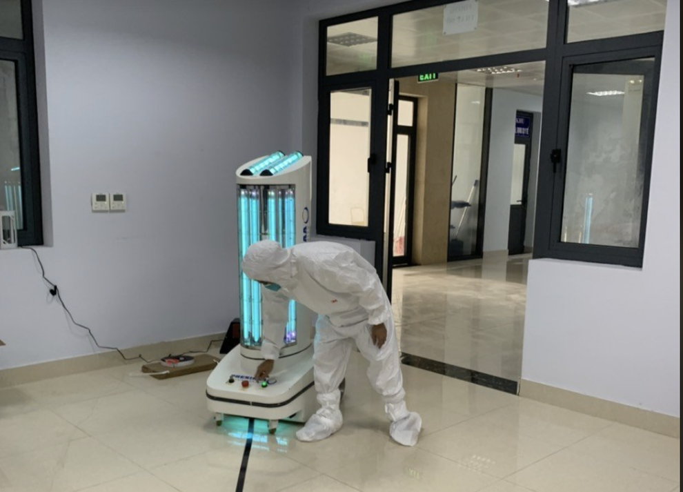 Đại học đưa Robot khử khuẩn lên hỗ trợ tâm dịch Bắc Giang - 1 Đại học đưa Robot khử khuẩn lên hỗ trợ tâm dịch Bắc Giang - 1