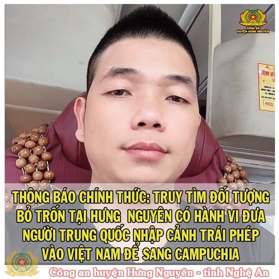 Truy tìm đối tượng đưa 7 người Trung Quốc nhập cảnh trái phép vào Việt Nam - 1 Truy tìm đối tượng đưa 7 người Trung Quốc nhập cảnh trái phép vào Việt Nam - 1