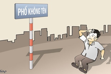 Sau vỉa hè, nên chăng là tên đường, số nhà… ?