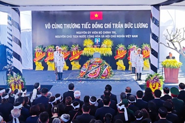 Nguyên Chủ tịch nước Trần Đức Lương yên nghỉ tại quê nhà Quảng Ngãi