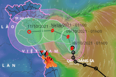 Hình thành bão Lionrock - cơn bão số 7 trên Biển Đông