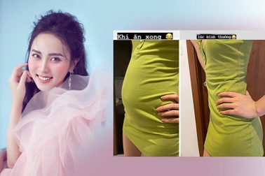 Đóa hoa xứ Nghệ tự tung ảnh "bóc mẽ" vòng eo hài hước