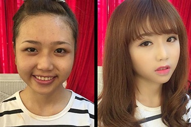 Ngỡ ngàng nhan sắc thiếu nữ qua công nghệ trang điểm