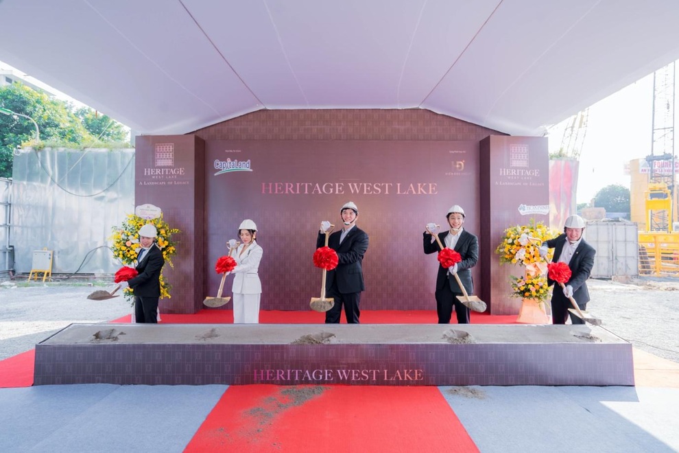 CapitaLand và Hiền Đức Group hợp tác triển khai dự án căn hộ hạng sang bên hồ Tây - 1 CapitaLand và Hiền Đức Group hợp tác triển khai dự án căn hộ hạng sang bên hồ Tây - 1