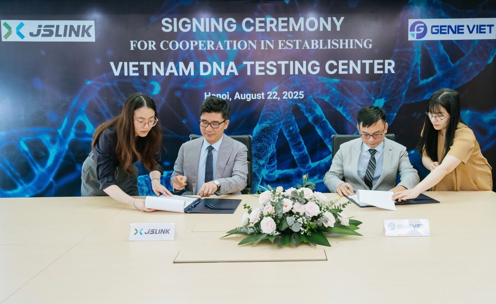 Công ty JS Link và Công ty cổ phần sinh học phân tử Gene Viet ký kết hợp tác chiến lược - 1 Công ty JS Link và Công ty cổ phần sinh học phân tử Gene Viet ký kết hợp tác chiến lược - 1