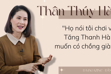 Thân Thúy Hà trải lòng khi bị đồn "cặp đại gia"