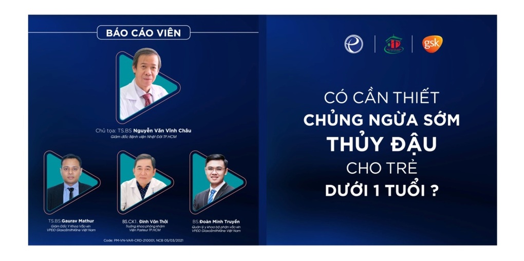 Hội thảo khoa học: Sự cần thiết chủng ngừa sớm thủy đậu cho trẻ nhỏ - 3 Hội thảo khoa học: Sự cần thiết chủng ngừa sớm thủy đậu cho trẻ nhỏ - 3
