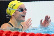 Kỷ lục Olympic bị phá 5 lần ở nội dung 100m bơi ngửa của nữ