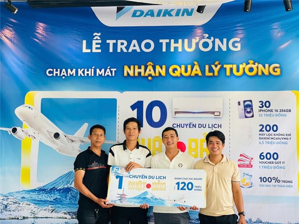 Daikin Vietnam trao hơn 13.600 giải thưởng nhằm tri ân khách hàng - 1 Daikin Vietnam trao hơn 13.600 giải thưởng nhằm tri ân khách hàng - 1