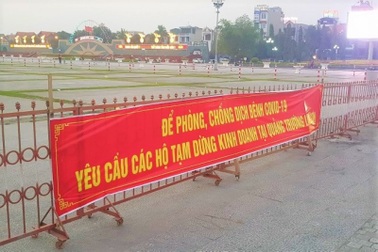 Thanh Hóa tạm dừng hoạt động kinh doanh tại một số địa điểm