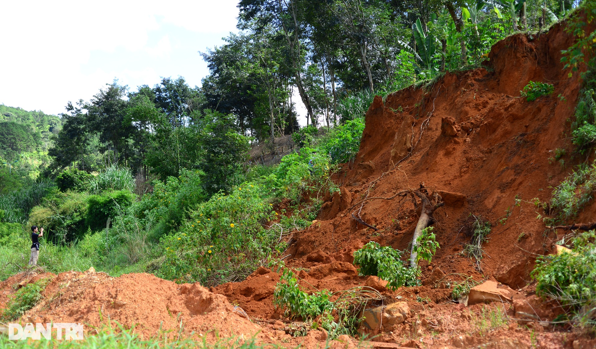 View - Lam Dong households at risk of landslides | DTiNews - Dan Tri International, the news gateway of Vietnam