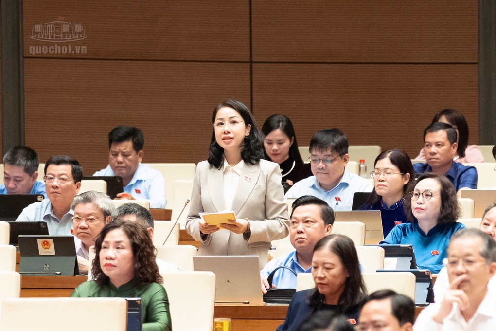 Đại biểu Phan Thị Thuỳ Linh, đoàn Thanh Hoá (Ảnh: Quốc hội).Đại biểu Phan Thị Thuỳ Linh, đoàn Thanh Hoá (Ảnh: Quốc hội).