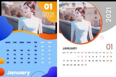 Hướng dẫn cách tự tạo bộ lịch năm 2021 đẹp mắt từ hình ảnh của chính bạn
