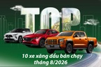 10 xe xăng, dầu bán chạy nhất tháng 8/2026