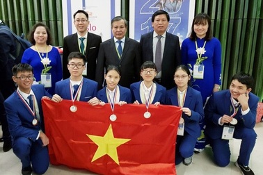 Việt Nam đoạt 6 Huy chương Olympic Khoa học trẻ quốc tế 2017