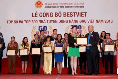 Công bố Top các nhà tuyển dụng việc làm hàng đầu