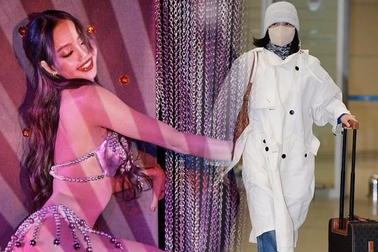 Lisa mặc "kín như bưng" khi về Hàn Quốc sau show diễn ở hộp đêm thoát y