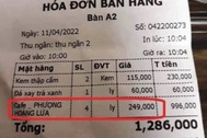 Chủ quán bán cà phê "phượng hoàng lửa" bị phạt gần 19 triệu đồng
