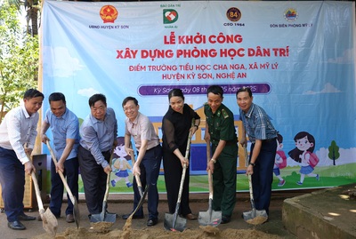 Xây phòng học Dân trí: Trao cơ hội, bồi đắp lòng nhân ái cho con trẻ