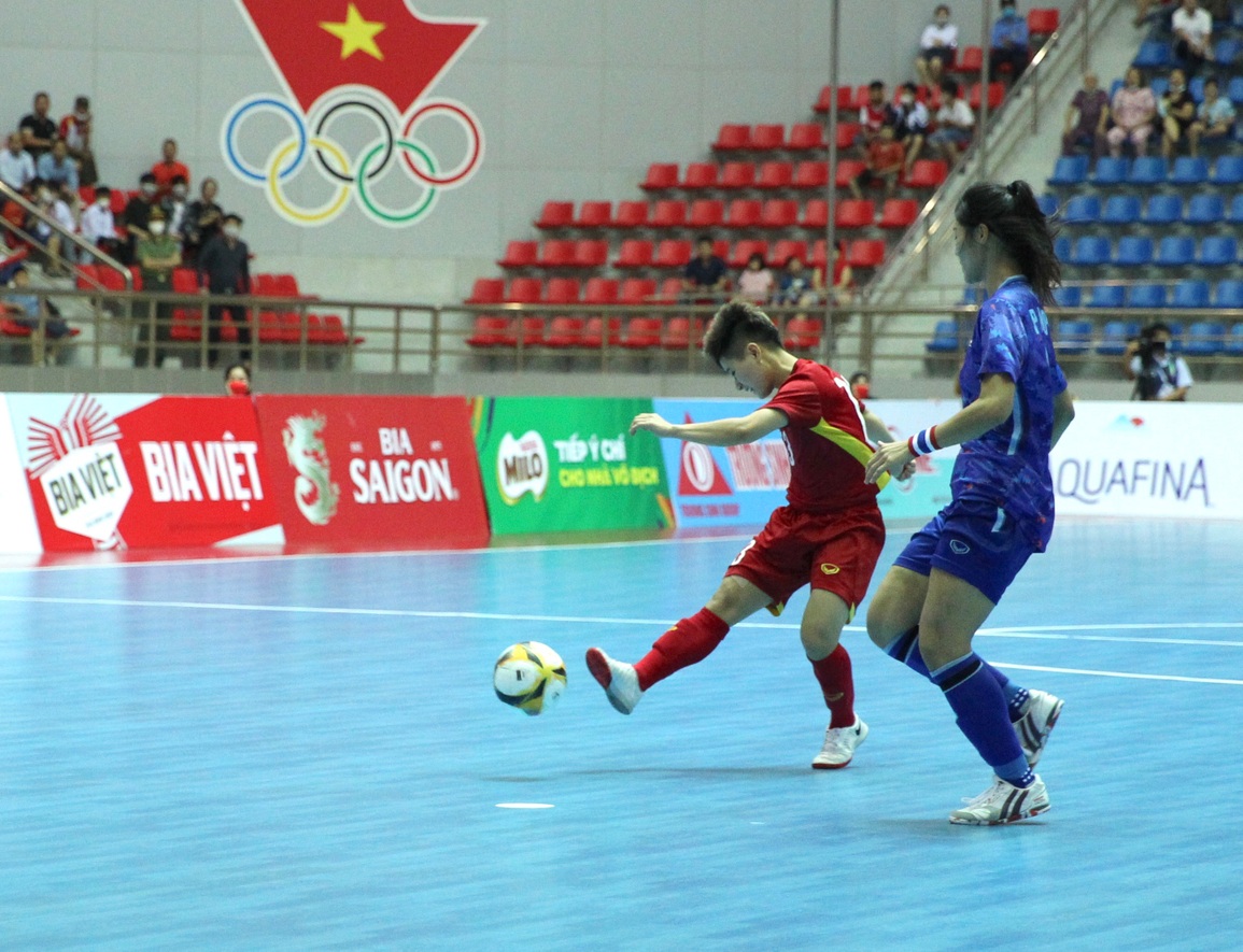 Thua Thái Lan, futsal nữ Việt Nam mất Huy chương vàng SEA Games - 3 Thua Thái Lan, futsal nữ Việt Nam mất Huy chương vàng SEA Games - 3