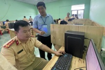 Sở GTVT hỗ trợ CSGT tập huấn sát hạch lái xe