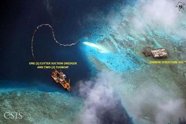 Trung Quốc tuyên bố xây lấn đảo nhân tạo ở Biển Đông vì mục đích quân sự