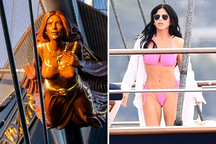 Tỷ phú Jeff Bezos ví bạn gái như nữ thần, dựng tượng trên du thuyền