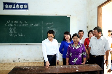 Phó Thủ tướng Vũ Đức Đam: Đảm bảo mọi điều kiện hỗ trợ kịp thời tới thí sinh