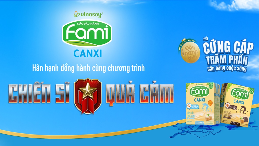 Fami Canxi đồng hành cùng chương trình “Chiến sĩ quả cảm” - 1 Fami Canxi đồng hành cùng chương trình “Chiến sĩ quả cảm” - 1