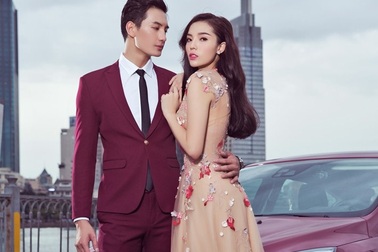 Kỳ Duyên đẹp đôi với Nam vương Văn Sơn