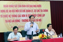 Phó Thủ tướng Vương Đình Huệ: Cần tránh để trung tâm dạy nghề xây xong để không