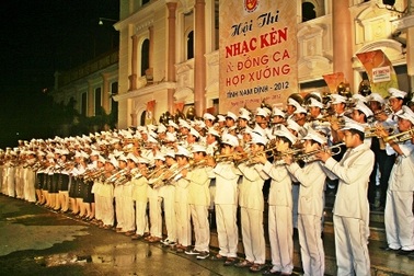 Đội kèn tây “khủng” nhất cả nước