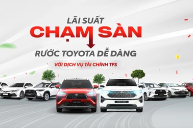 Năm mới 2024, TFSVN ưu đãi lãi suất 0% dành cho khách hàng vay mua ô tô