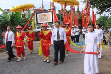 Trường Lũy Quảng Ngãi tưng bừng đón bằng xếp hạng di tích quốc gia