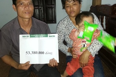 Hơn 53 triệu đồng đến với cậu bé khuyết “cửa sổ tâm hồn”