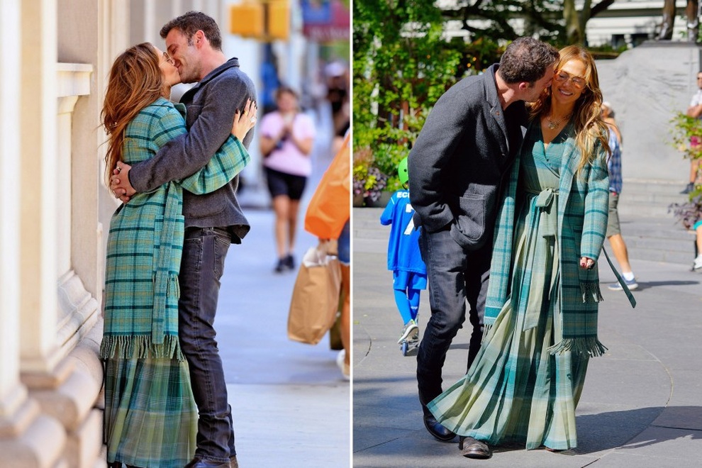 Jennifer Lopez và Ben Affleck đốt mắt trên phố thu New York - 1 Jennifer Lopez và Ben Affleck đốt mắt trên phố thu New York - 1