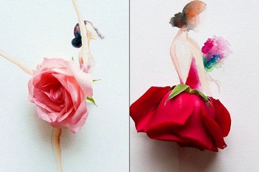 Mê mẩn thế giới thời trang gợi cảm từ muôn sắc hoa tươi 