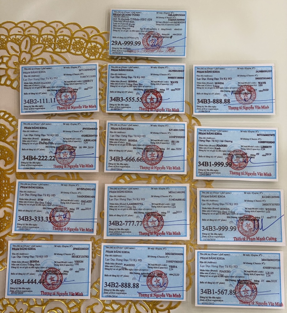 Ăn chơi nhất Việt Nam: Gom mua cả dàn xe máy mang biển ngũ quý từ 1 - 9 - 9 Ăn chơi nhất Việt Nam: Gom mua cả dàn xe máy mang biển ngũ quý từ 1 - 9 - 9