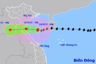Bão số 8 đang hướng vào Thanh Hóa - Hà Tĩnh