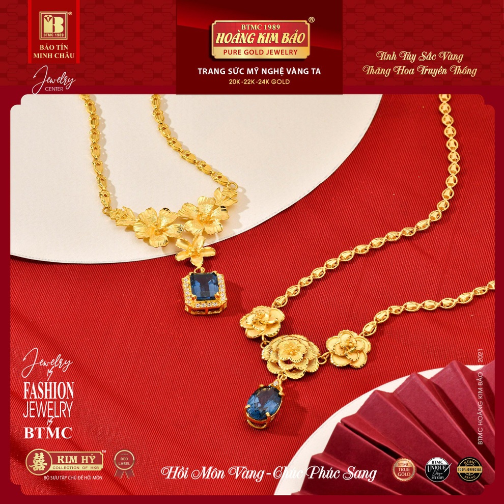 Trang sức Blue Topaz, xanh an lành mùa lễ hội từ Bảo Tín Minh Châu - 3 Trang sức Blue Topaz, xanh an lành mùa lễ hội từ Bảo Tín Minh Châu - 3