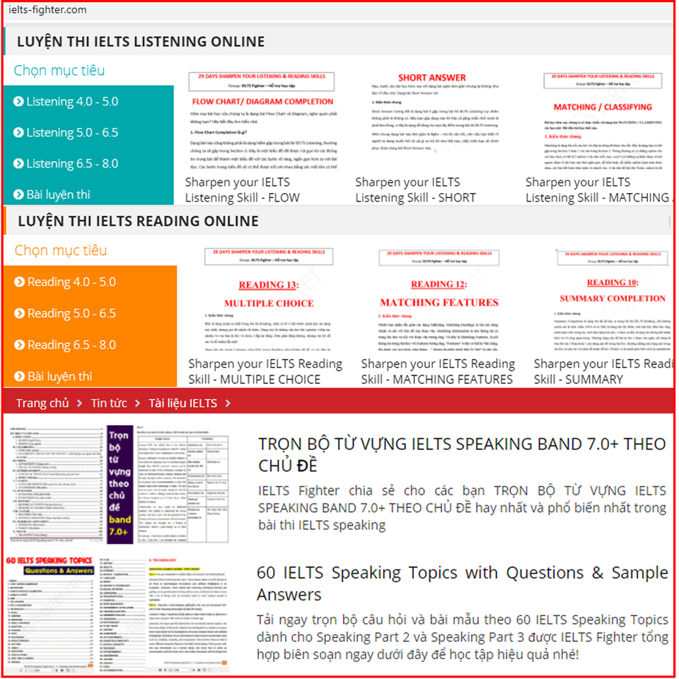 Trung tâm học IELTS uy tín tại Hà Nội IELTS Fighter - 3 Trung tâm học IELTS uy tín tại Hà Nội IELTS Fighter - 3
