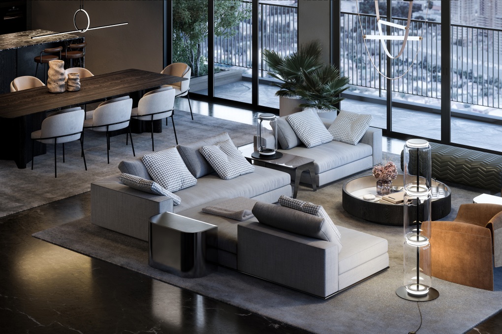 Hiệu ứng “Sensory Design” đánh thức trải nghiệm đa giác quan bên trong căn hộ Elysian - 2 Hiệu ứng “Sensory Design” đánh thức trải nghiệm đa giác quan bên trong căn hộ Elysian - 2