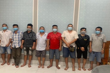 8 người tụ tập trong nhà trọ đánh bạc, bị phạt 126 triệu đồng