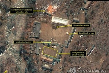 Triều Tiên phá dỡ 5 tòa nhà ở bãi thử hạt nhân