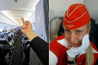 Tiếp viên hàng không bị sa thải vì “ngón tay thối”