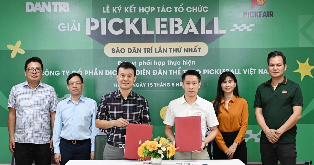 Giải Pickleball Dân Trí Lần Thứ Nhất: Sự Kiện Thể Thao Mới Mẻ, Hứa Hẹn Nhiều Cảm Xúc