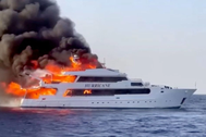Du thuyền bốc cháy dữ dội tại Biển Đỏ, 3 du khách Anh mất tích