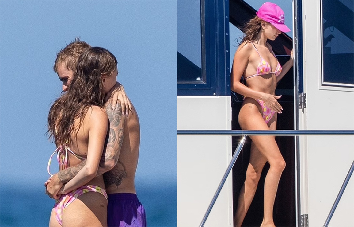 Justin Bieber và vợ tình tứ trên du thuyền sau thông báo không vội sinh con - 1 Justin Bieber và vợ tình tứ trên du thuyền sau thông báo không vội sinh con - 1