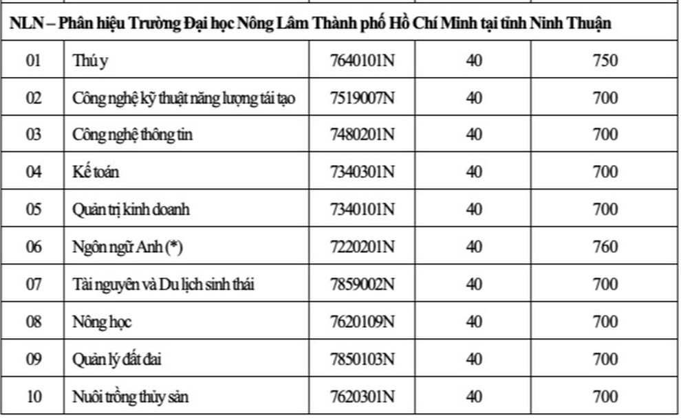 Trường ĐH Bách khoa, ĐH Nông lâm TPHCM công bố điểm chuẩn Đánh giá năng lực - 13 Trường ĐH Bách khoa, ĐH Nông lâm TPHCM công bố điểm chuẩn Đánh giá năng lực - 13